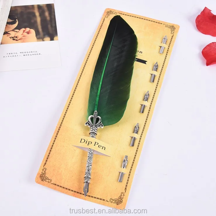 Personalized Beautiful Luxury Best Gift Quill Fountain Pen Feather Pen