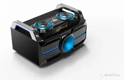 Portable bass speaker with USB/SD/FM/Line-in/BT/Rec/MIC /remote function