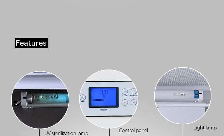 class 100 horizontal laminar air flow cabinet/clean bench/workbench supplier