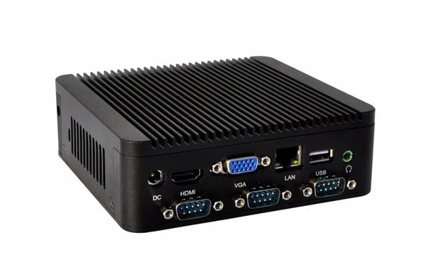 2015 4 последовательные порты микро шт Qotom-Q180C celeron J1800 двухъядерный 2.41 ГГц win8 X86 10 Вт 12 В настольные компьютеры