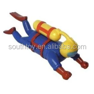 Wind Up Bath Time Toy Scuba Diver for kids