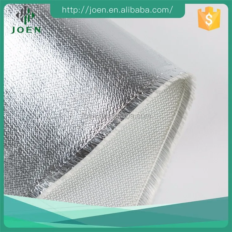 AL7-3732 0.43mm aluminium foil laminated fiberglass scrim mesh fabric