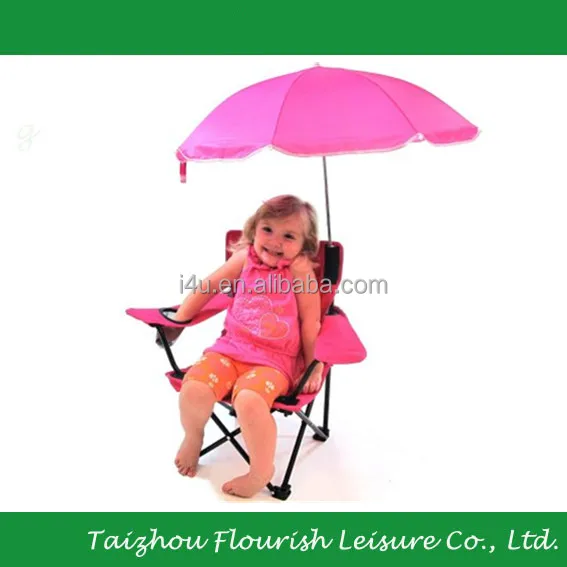 Beach Baby Kids Camp Chair With Umbrella