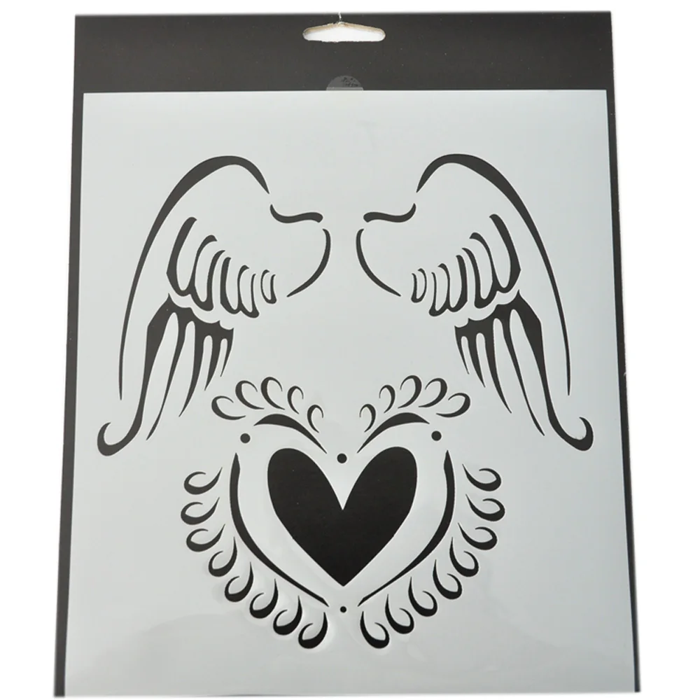 Plastic stencil sheet for diy decoration