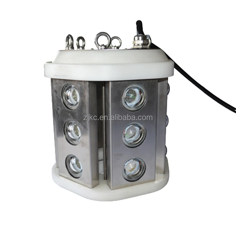 High Brightness 1000w LED Green Underwater Fishing Light Salmon Fish Farming Equipment