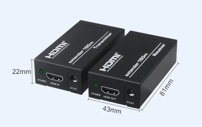 1080P@60Hz HDMI extender over cat6 150m no signal loss