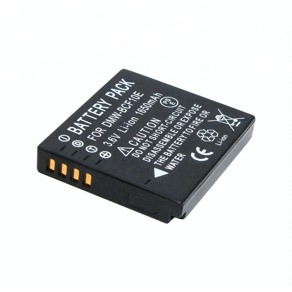 3,6 V литий-ионная аккумуляторная батарея DMW-BCF10E CGA-S009E для цифрового фотоаппарата Panasonic DMC-FS4 FS6 FS10