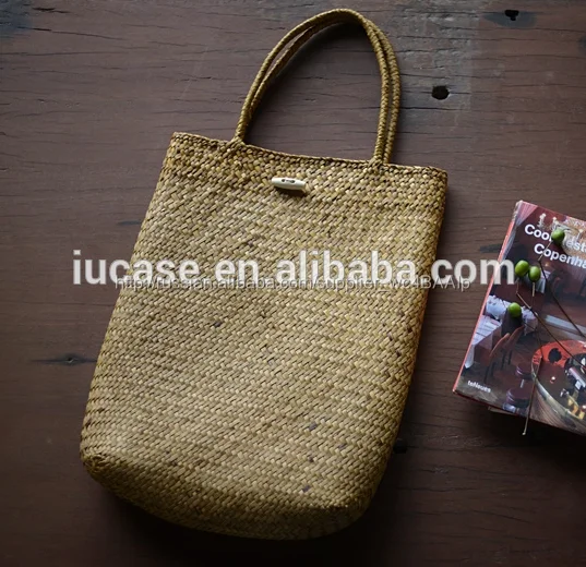 Пляж ротанга тканые кос деко тотализатор женщины плеча сумочку
