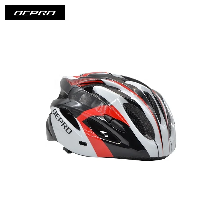 Hot Selling red custom made road bike helmet with ensure the safety of the head