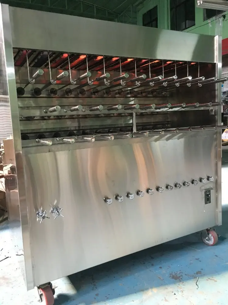 
Restaurant Commercial automatic Brazilian Buffet Rotisserie BBQ Grill 