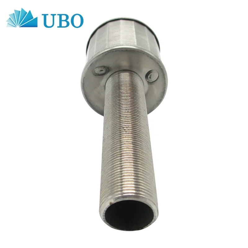 High Quality SS Water And Gas Filter Johnson Slotted Strainer Nozzle Screen