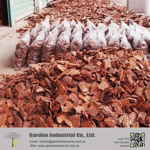 Soil Mulching Product Pine Bark Wood Chips
