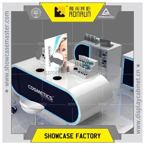 Luxury and famous cosmetic shop interior design for italian cosmetic brands