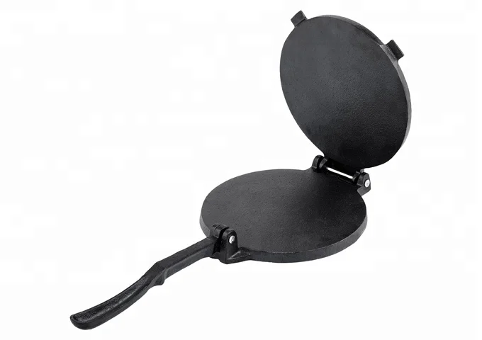 Pre-seasoned  cast iron tortilla press