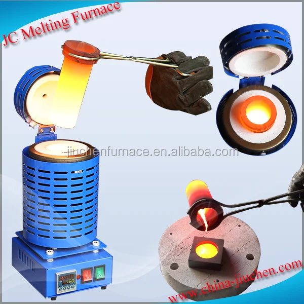 220V 1kg 2kg Capacity Gold Melting Electrical Industrial Furnace Manufacturer