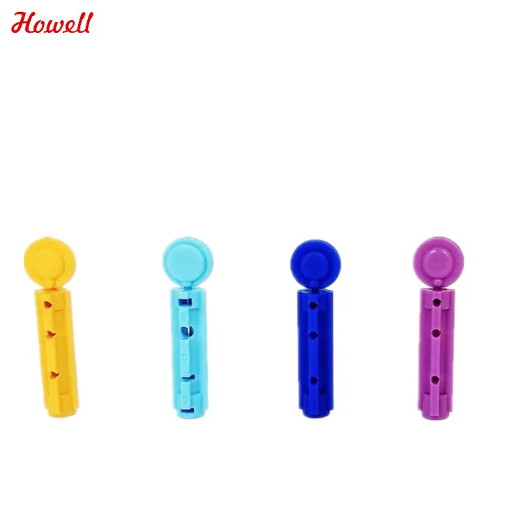 
 Disposable medical twist safety blood lancet  