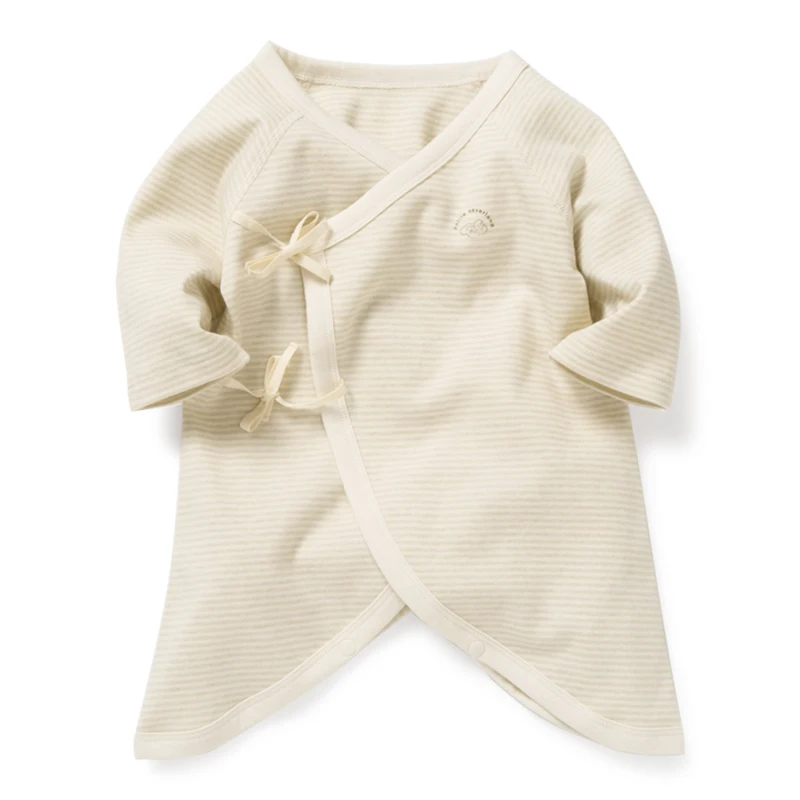 Petite Neverland cute kimono style newborn organic natural colored cotton baby clothes