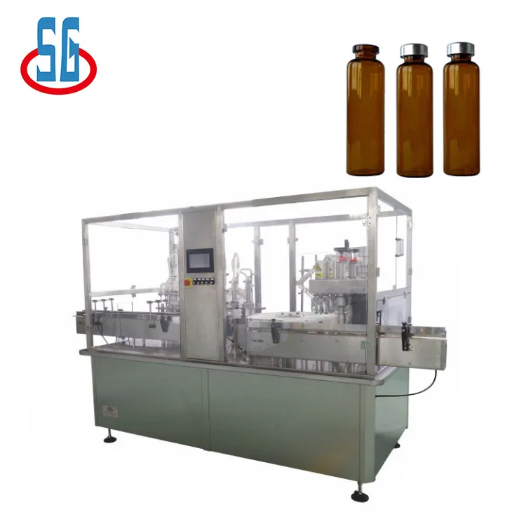 
Pharmaceutical 100 ml Glass bottle filling capping machine Herbal oral liquid Filling Machine for 60ml 