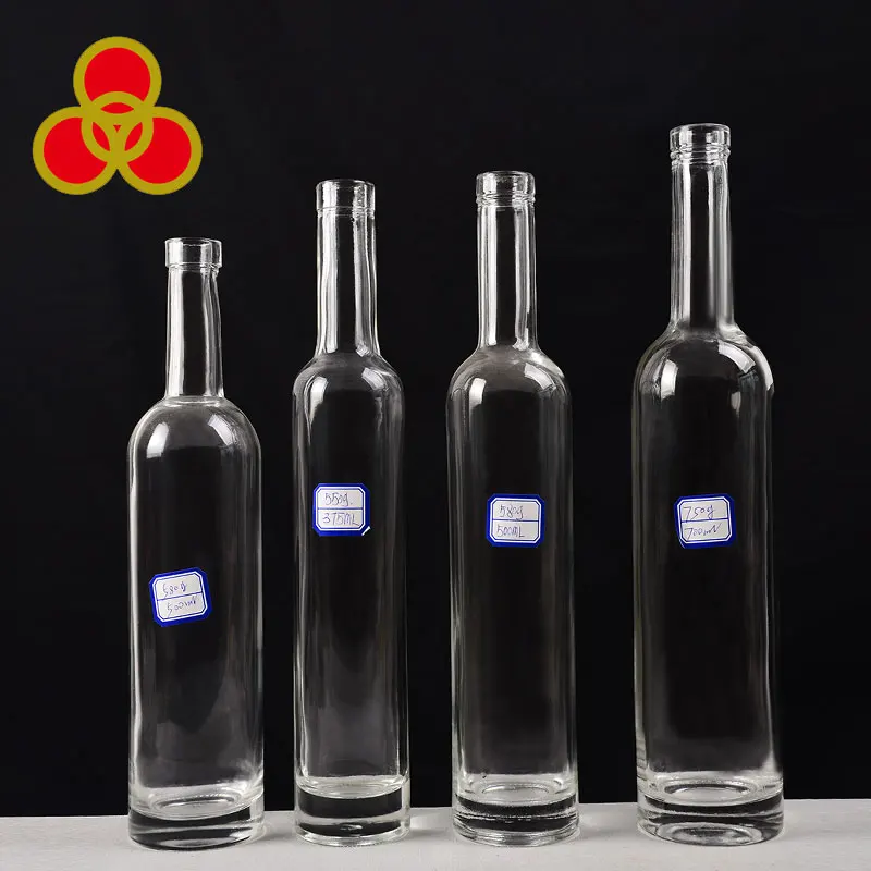 Fashion frosted empty 750ml vodka bottle with customized label