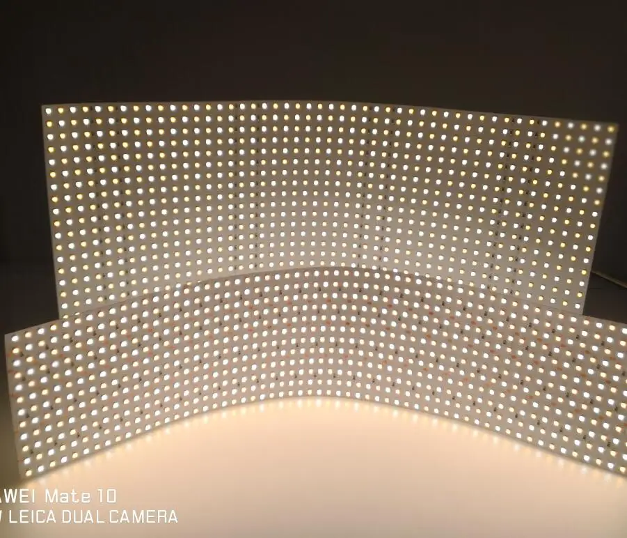 
Made in china 12V/24V 24*50cm Bi Color CCT high CRI Ra97 oem led flexible panel light 