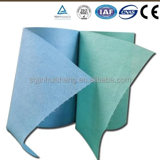 
high performance disposable heavy spunlace non woven cleaning cloth for industry 