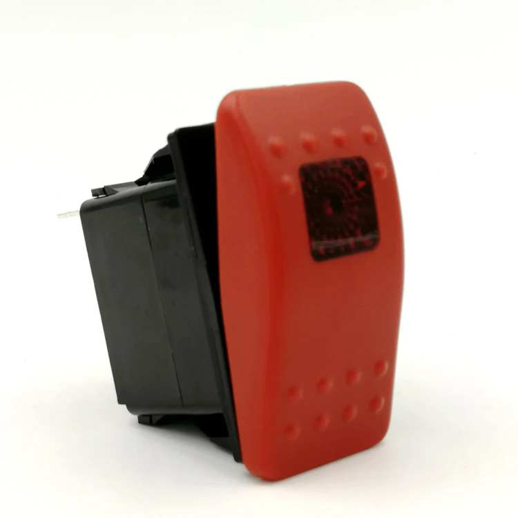Universal 12V/24V LED Rocker Switch with Multi Protection  Ideal for Bus, Boat & Marine Applications