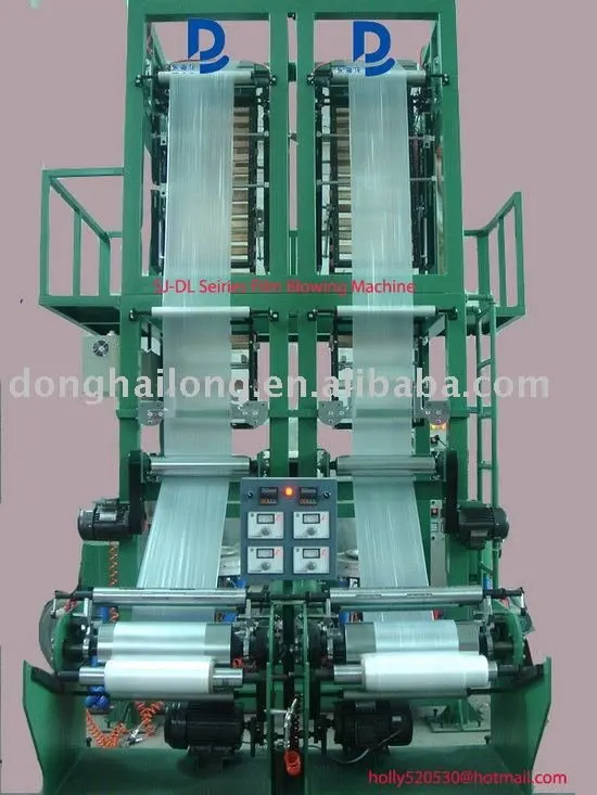 Newest Single Extrusion and Double Lines PE Film Blowing Machine