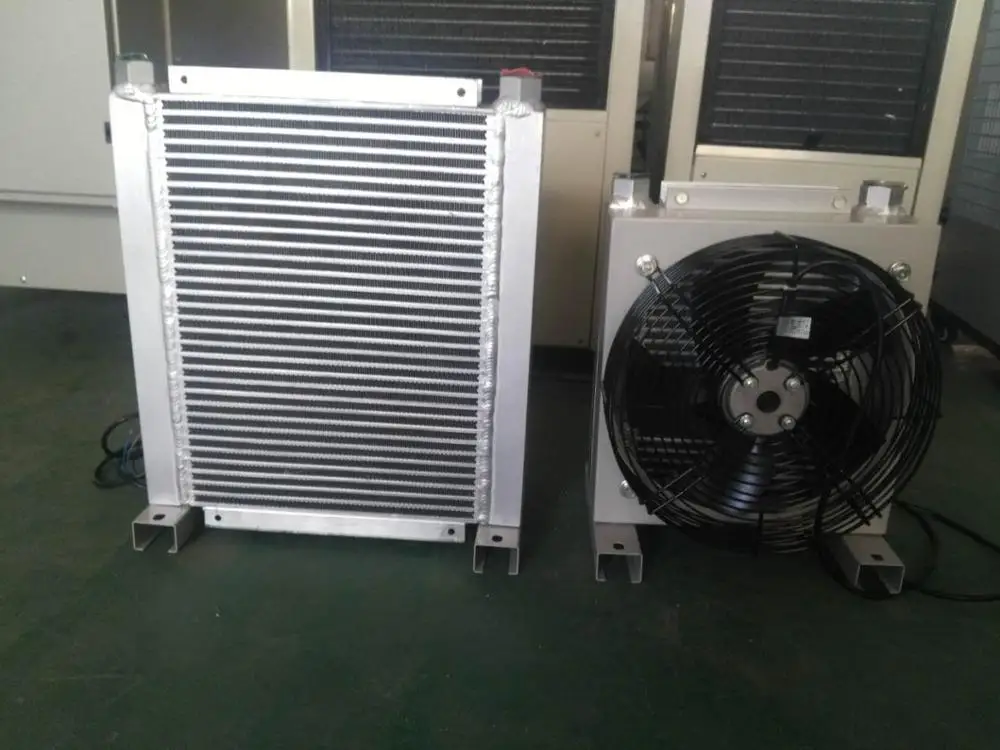 FLOS self circulating oil chiller oil cooling unit oil cooler fan with CE certificate for hydraulic systeam