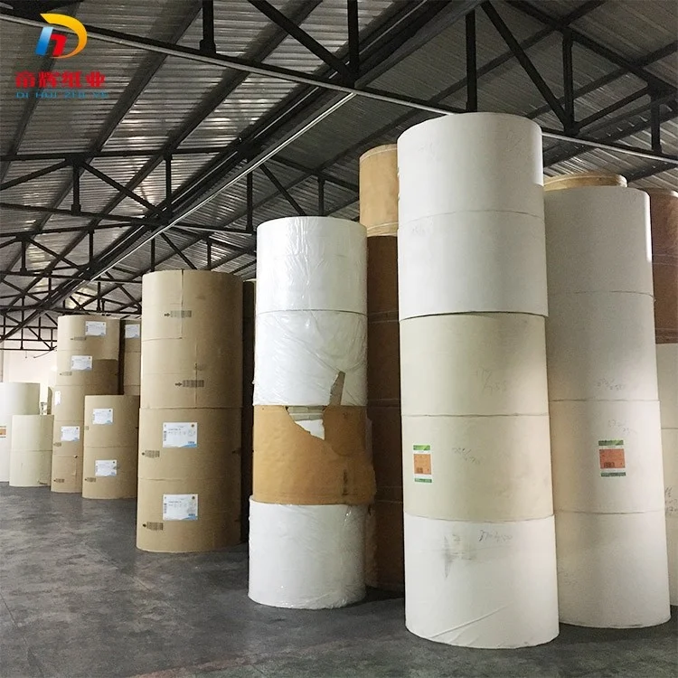 
Food Grade Raw Material for Paper Cups 180+18gsm Single PE Coated Paper in Roll 