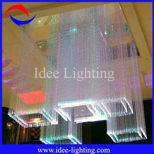 new fiber optic pendant lighting for high ceilings