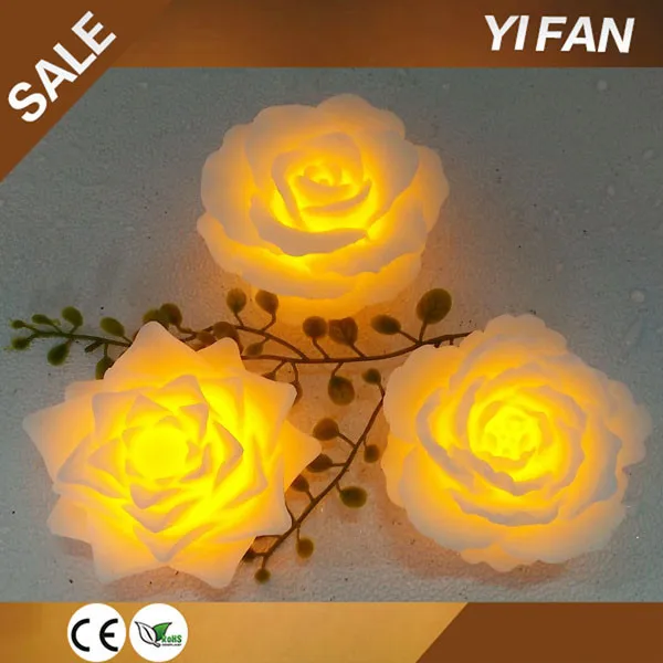 
Hot Sale Wedding Fantastic Flower Shape Artificial Candles 