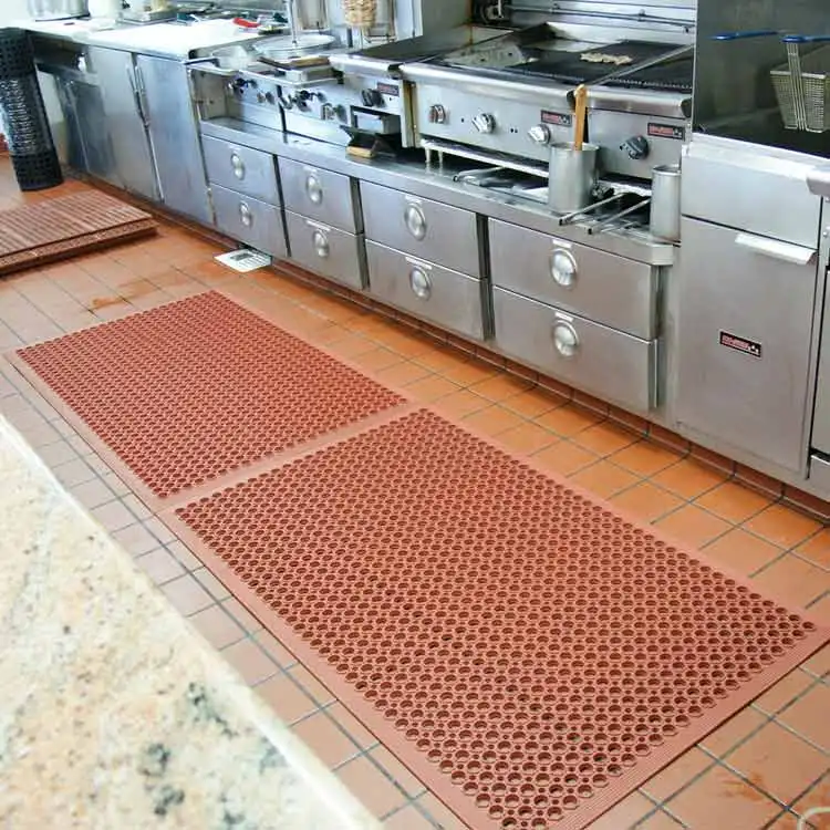 Anti Fatigue Skid Resistance Non Slip Commercial Rubber Kitchen Floor Mats