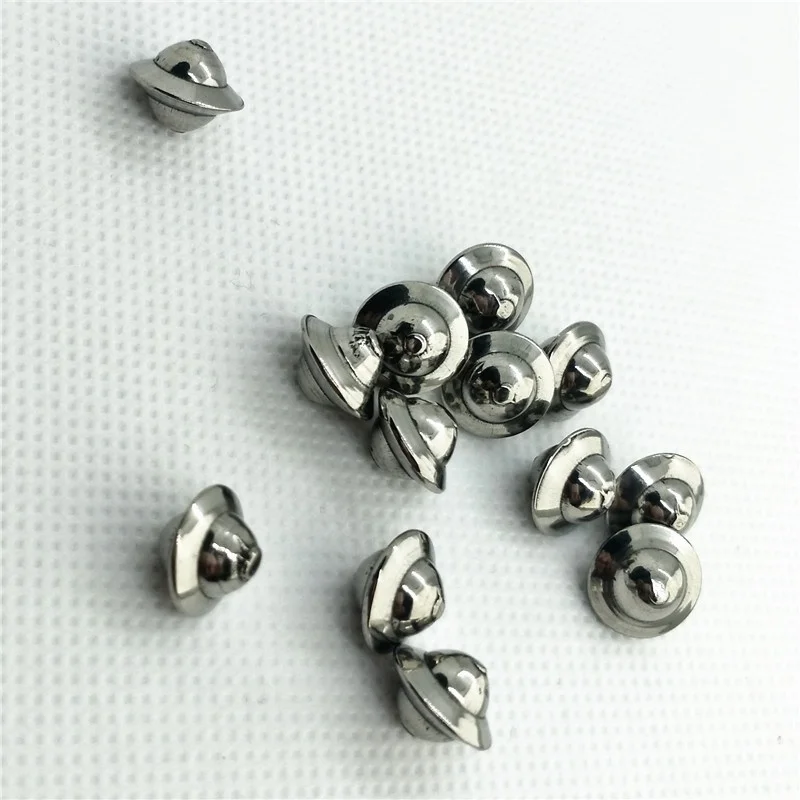 chrome stainless ballcone oval Free shipping food grade 8mm*12mm flying saucer grinding steel ball