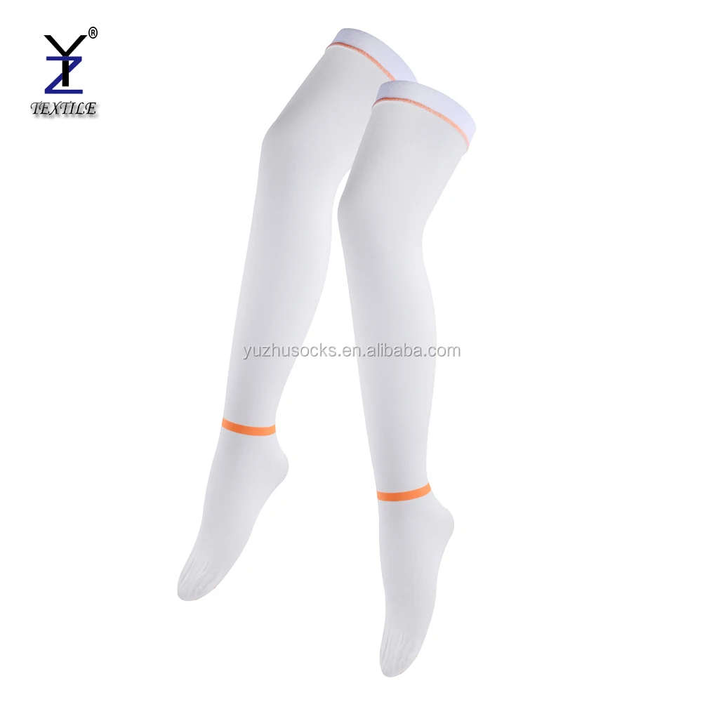 Индивидуальные медицинские компрессионные чулки до бедра с защитой от вышивки