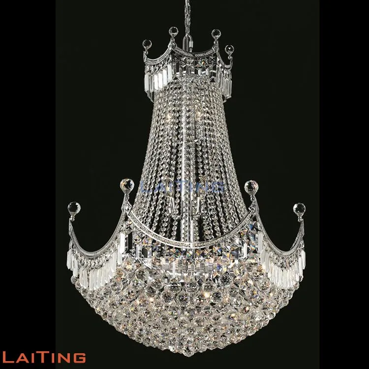 Interior design clear Crystal House Decoration Hotel Wedding Crystal Ceiling Lamp Globe Pendant Light Crystal Chandelier