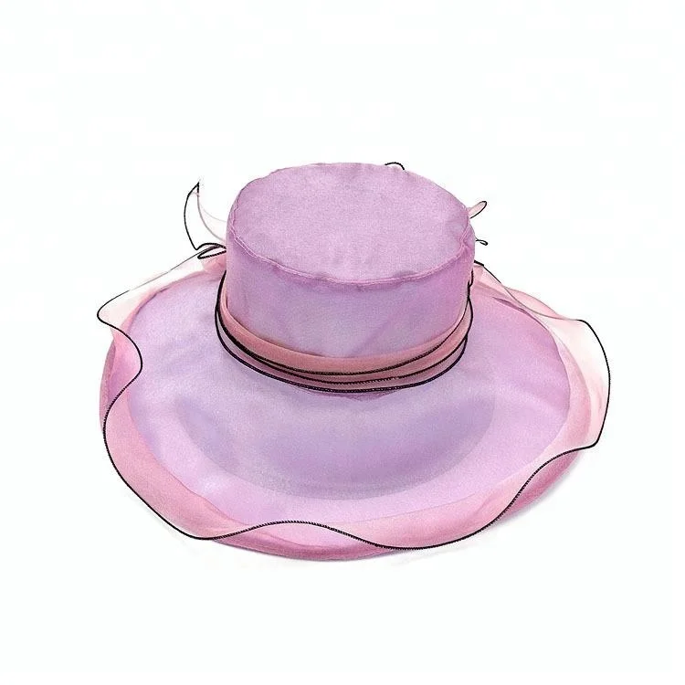 Hot Women Organza Church Fascinator Party Hat