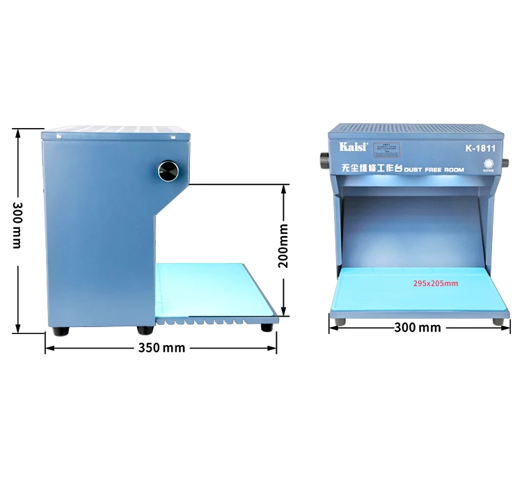 
Kaisi K-1811 220V Mini Dust Free Room Work Table Phone LCD Repair Machine Cleaning Room For LCD repair 