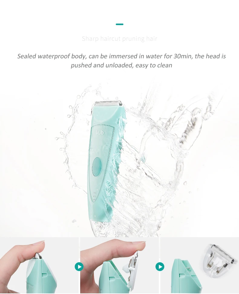 Горячая Распродажа, оптовая продажа, Детская перезаряжаемая керамическая Бритва для стрижки волос, Парикмахерская Машинка для стрижки волос