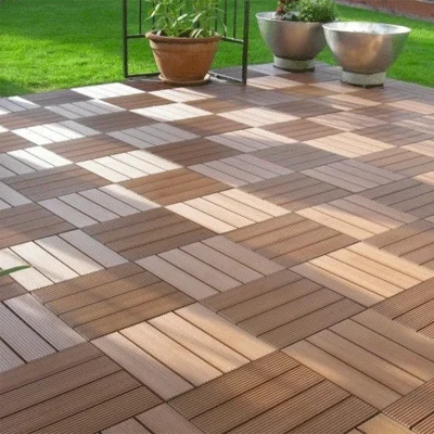 Wood Plastic Composite China Decking Garden Interlocking WPC Deck Tile