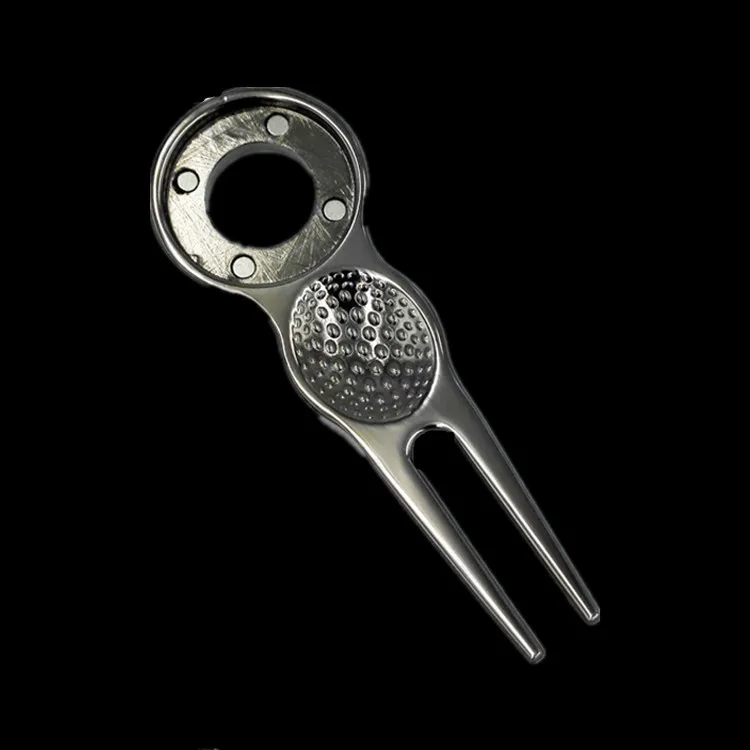 personalized ball marker golf green folk golf repair divot tool