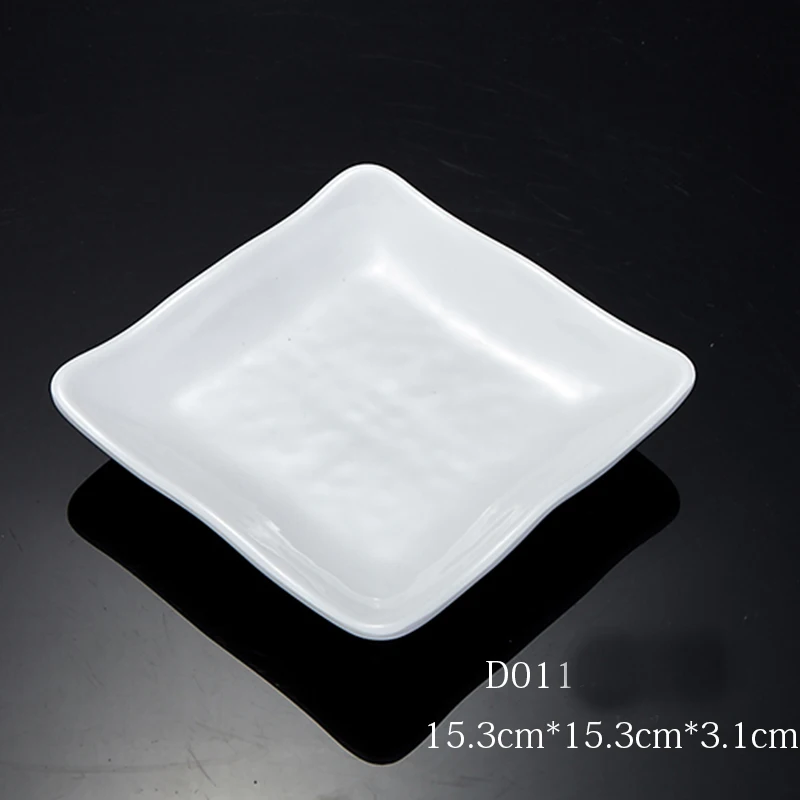 Factory Sale White Melamine plastic Wholesale sauce dishes