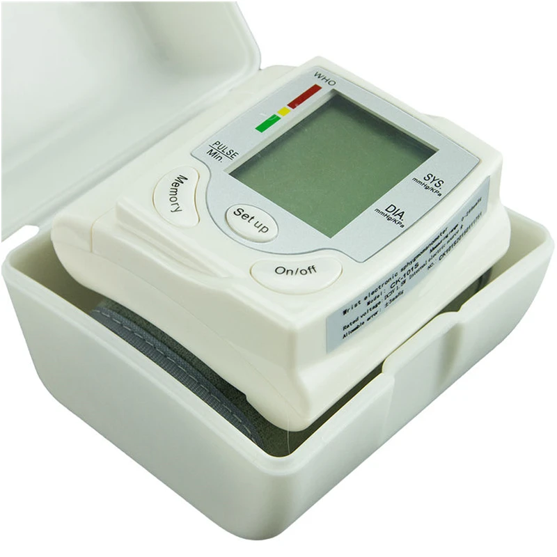 Portable Home Use Blood Presure Testing Equipment Digital Wrist Blood Pressure Monitor