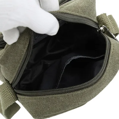 New Messenger Bag Canvas Shoulder Cross Body Bag for Men
