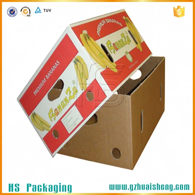 Vegetable Fruit Tomato Packing Boxes Wholesale, Custom Corrugated Box for Tomato Packaging Recyclable HS - GPB128 Huaisheng