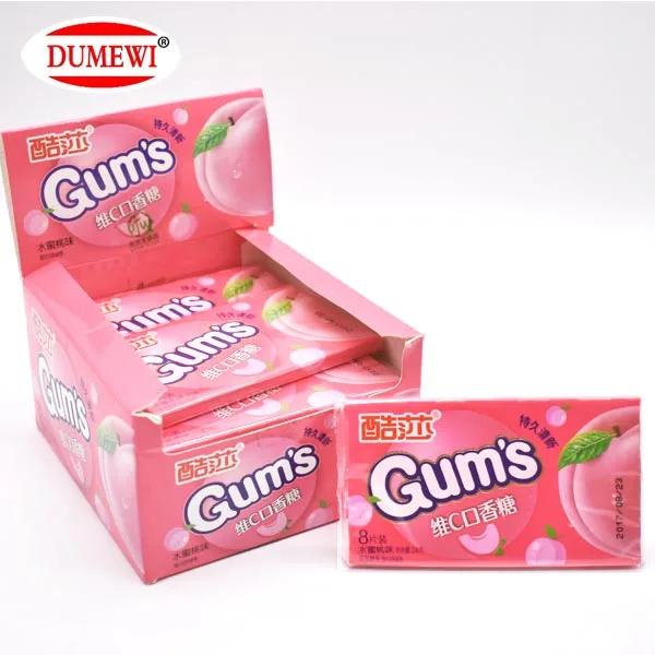 Gum Factory VC Yellow Lemon Fruit Bubble Chewing Gum