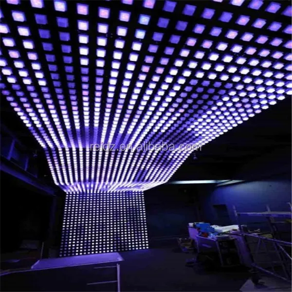 Very deluxe amazing lighting effect disco bar night club led decor solution