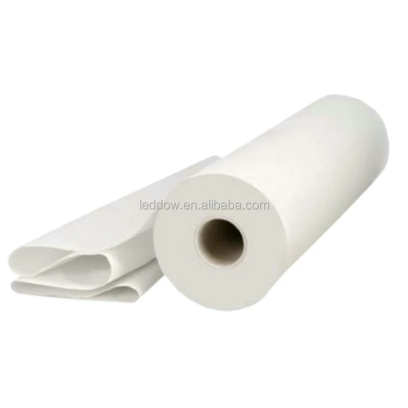 Disposable sheets for massage table with face hole, Cross line bed sheets roll