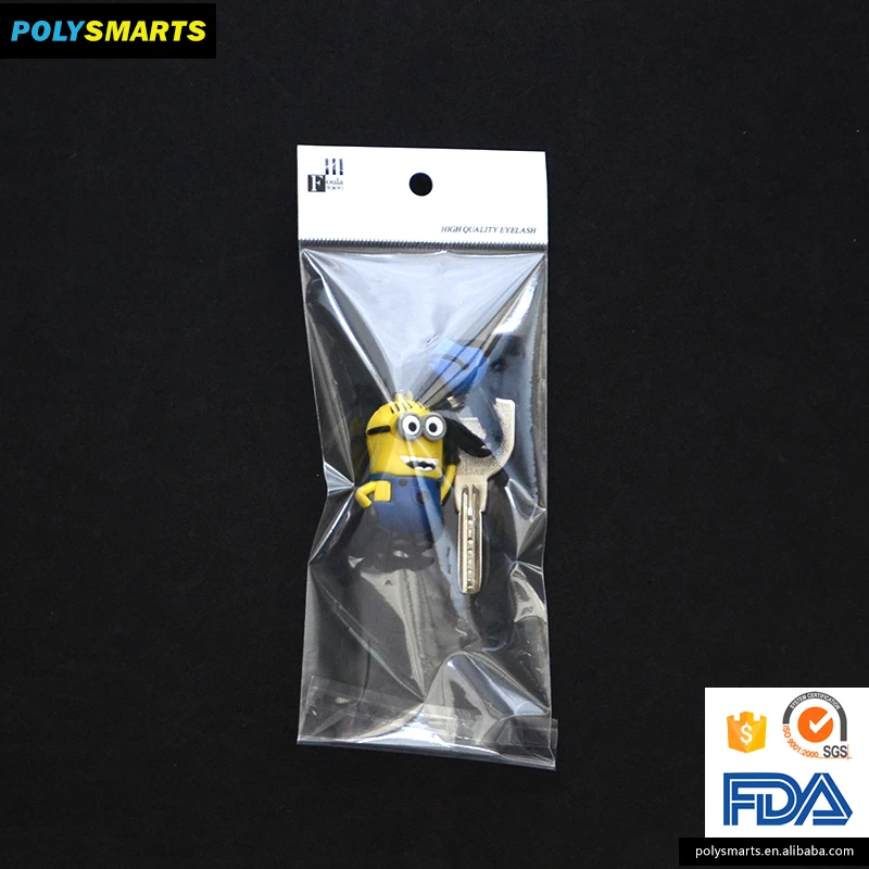 Clear OPP Plastic Sleeves For Cards OPP  Header Bag Gifts Packing Bag*