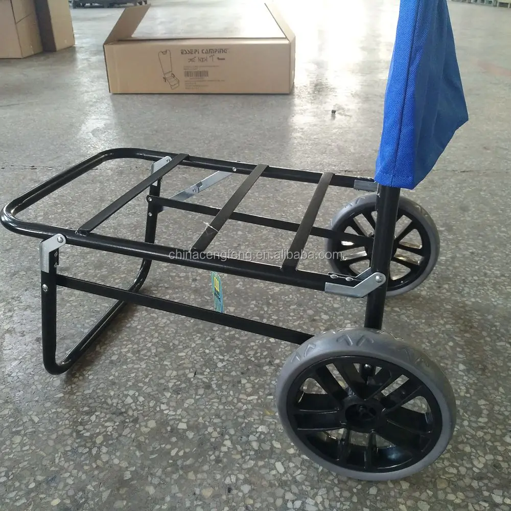 
2 wheel folding beach hand cart fishing hand trolley cart 