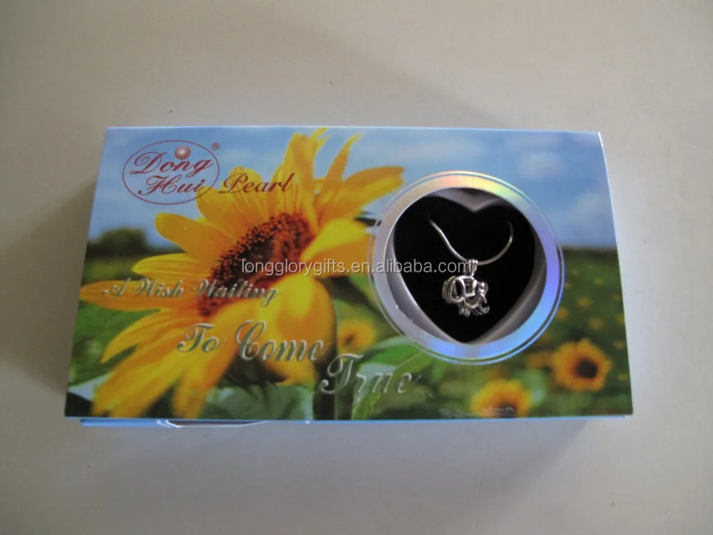 32 Style of DongHui Wish Pearl Box Matched Different Pendants,christmas Pearl Gift Set